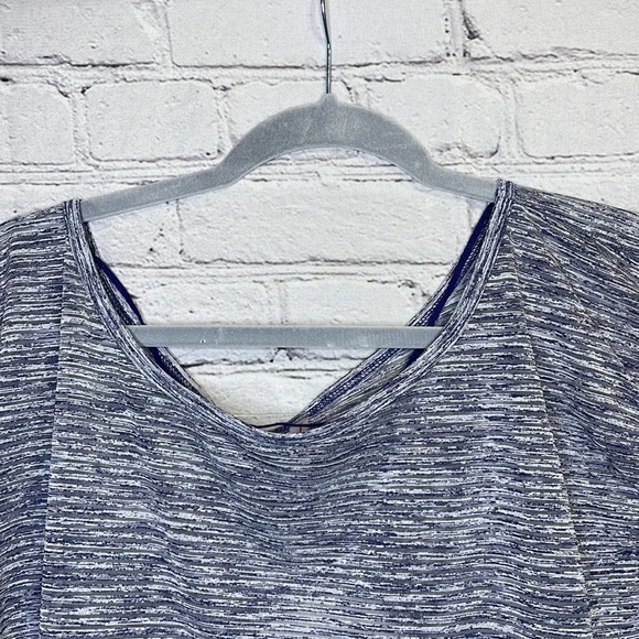 NWOT Free People Movement Cropped Cinched Muscle Tank - Navy Blue - Size Large - Picture 4 of 14